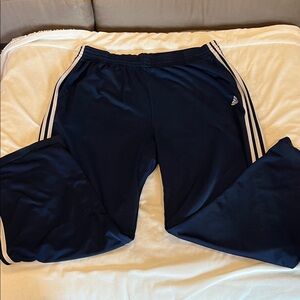 Men’s adidas Navy with White Stripe Joggers